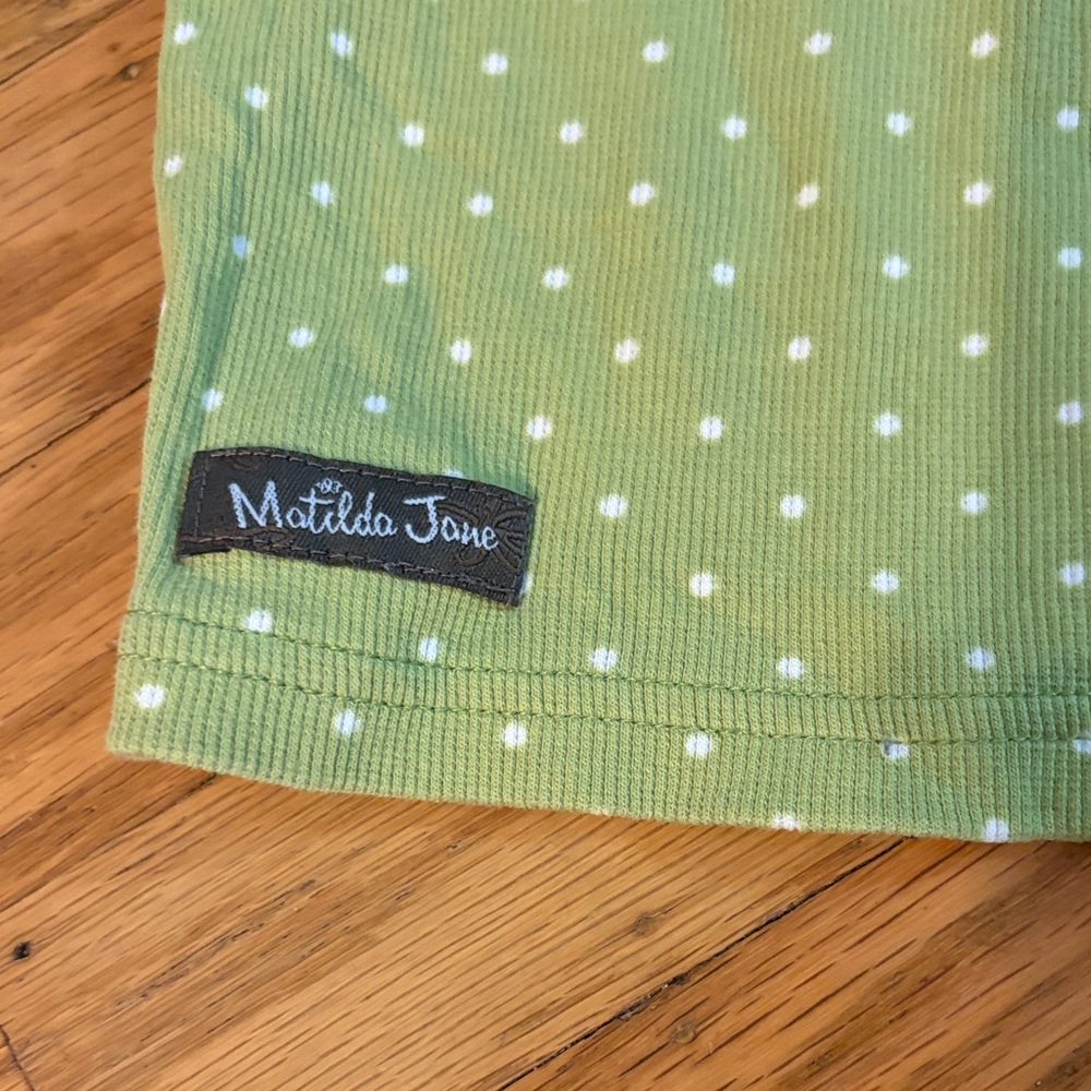 *Matilda Jane Green Polka Dot Tank Top - Picture 7 of 7